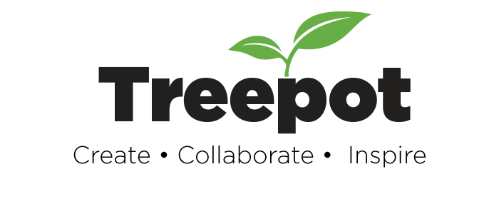 Treepot Media logo and Tag